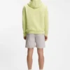 Logo-patch hoodie in cotton terry