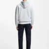 Logo-patch hoodie in cotton terry