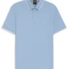 Logo-patch slim-fit polo shirt in stretch cotton