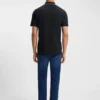 Logo-patch slim-fit polo shirt in stretch cotton