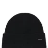 Logo-plaque beanie hat in cashmere
