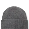Logo-plaque beanie hat in cashmere