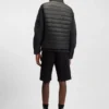 Logo-print gilet with water-repellent finish