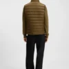Logo-print gilet with water-repellent finish