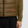Logo-print gilet with water-repellent finish