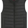 Logo-print gilet with water-repellent finish