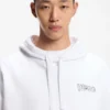 Logo-print hoodie in cotton terry