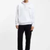Logo-print hoodie in cotton terry