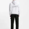 Logo-print hoodie in cotton terry