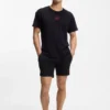 Logo-print loungewear shorts in stretch cotton