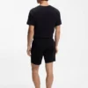 Logo-print loungewear shorts in stretch cotton