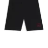 Logo-print loungewear shorts in stretch cotton