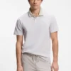 Logo-print polo shirt in cotton piqué