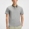 Logo-print polo shirt in cotton piqué