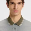 Logo-print polo shirt in cotton piqué