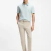 Logo-print polo shirt in cotton piqué