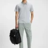 Logo-print polo shirt in cotton piqué