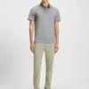 Logo-print polo shirt in cotton piqué