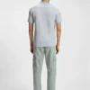 Logo-print polo shirt in cotton piqué