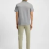 Logo-print polo shirt in cotton piqué