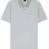 Logo-print polo shirt in cotton piqué
