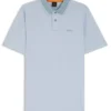 Logo-print polo shirt in cotton piqué