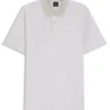 Logo-print polo shirt in cotton piqué