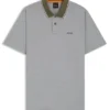Logo-print polo shirt in cotton piqué
