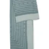 Logo-print scarf in voile