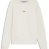 Logo-print sweatshirt in cotton terry