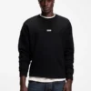 Logo-print sweatshirt in cotton terry