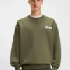 Logo-print sweatshirt in cotton terry Logo-print sweatshirt in cotton terry