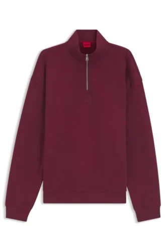 Logo-print sweatshirt in cotton terry