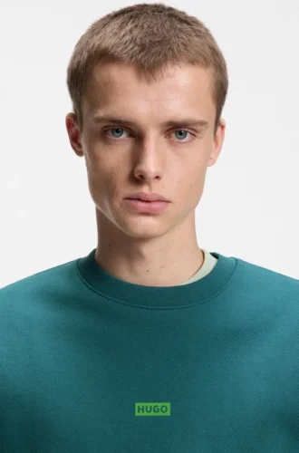 Logo-print sweatshirt in cotton terry Logo-print sweatshirt in cotton terry