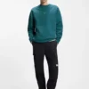 Logo-print sweatshirt in cotton terry
