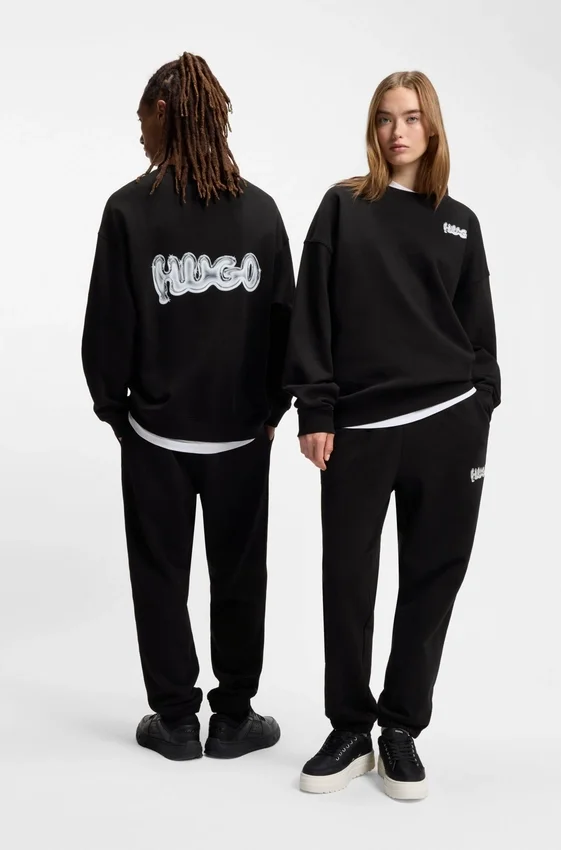 Logo-print sweatshirt in cotton terry Logo-print sweatshirt in cotton terry