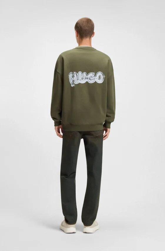 Logo-print sweatshirt in cotton terry Logo-print sweatshirt in cotton terry
