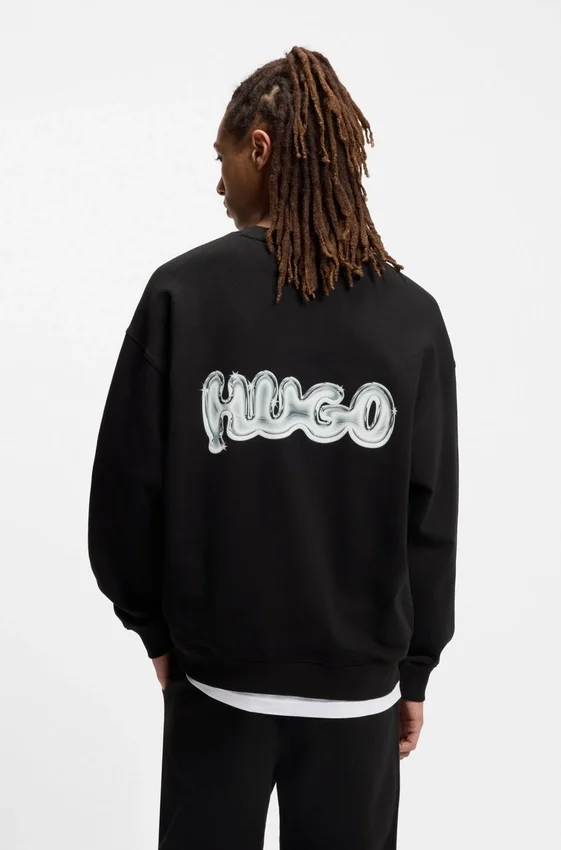 Logo-print sweatshirt in cotton terry Logo-print sweatshirt in cotton terry