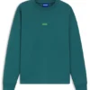 Logo-print sweatshirt in cotton terry