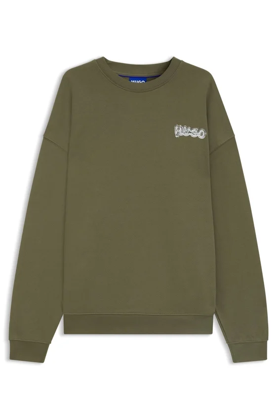 Logo-print sweatshirt in cotton terry Logo-print sweatshirt in cotton terry