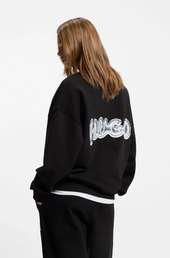 Logo-print sweatshirt in cotton terry Logo-print sweatshirt in cotton terry
