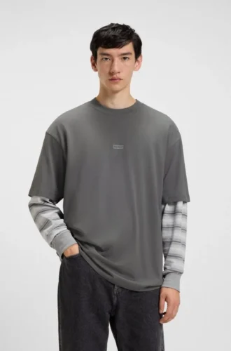 Logo-print T-shirt in cotton jersey