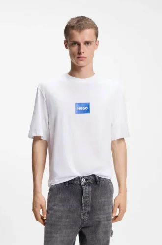 Logo-print T-shirt in cotton jersey