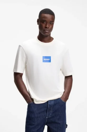 Logo-print T-shirt in cotton jersey