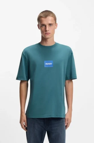 Logo-print T-shirt in cotton jersey