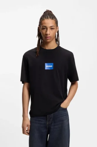 Logo-print T-shirt in cotton jersey