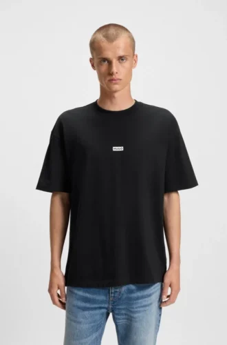 Logo-print T-shirt in cotton jersey