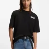 Logo-print T-shirt in cotton jersey
