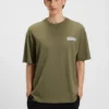Logo-print T-shirt in cotton jersey