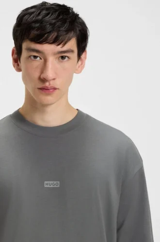 Logo-print T-shirt in cotton jersey